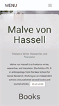 Mobile Screenshot of malvevonhassell.com
